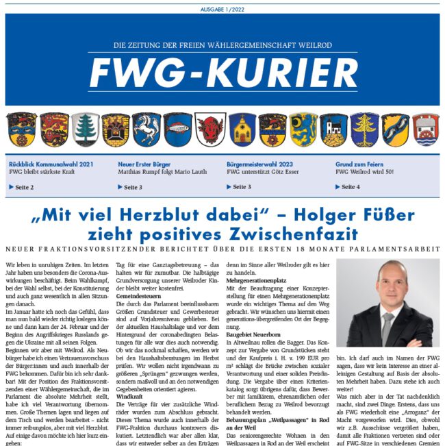 FWG Kurier 01-2022