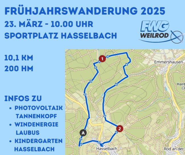 Frühjahrswanderung 2025 Frühjahrswanderung 2025