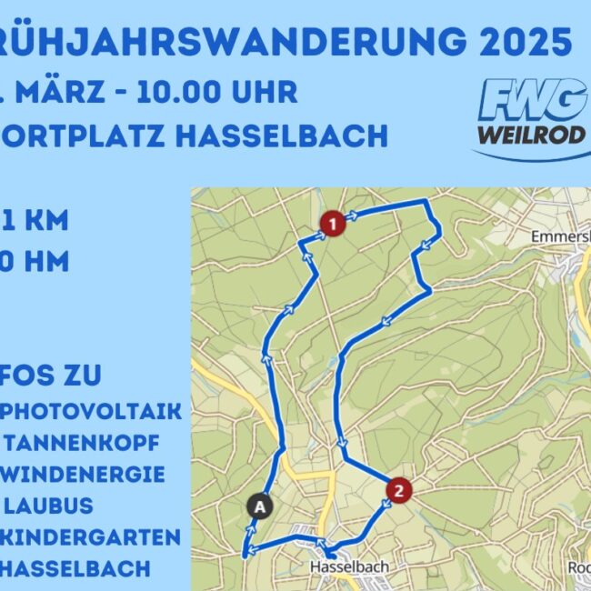 Frühjahrswanderung 2025 Frühjahrswanderung 2025