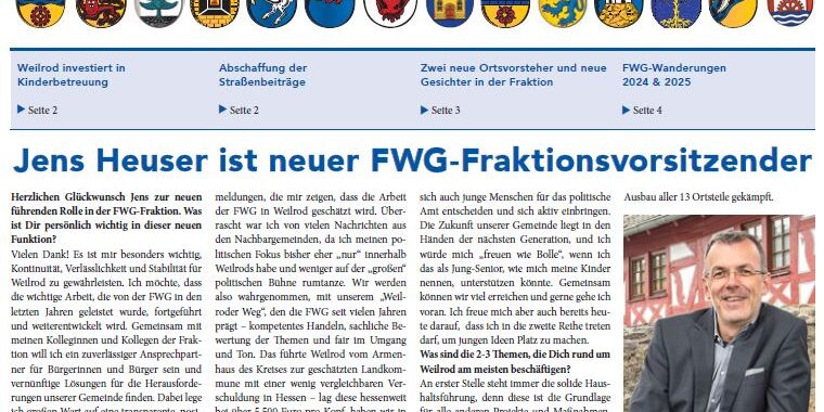 fwg-kurier-01-2025 FWG-Kurier 01-2025, Nachrichten für Weilrod