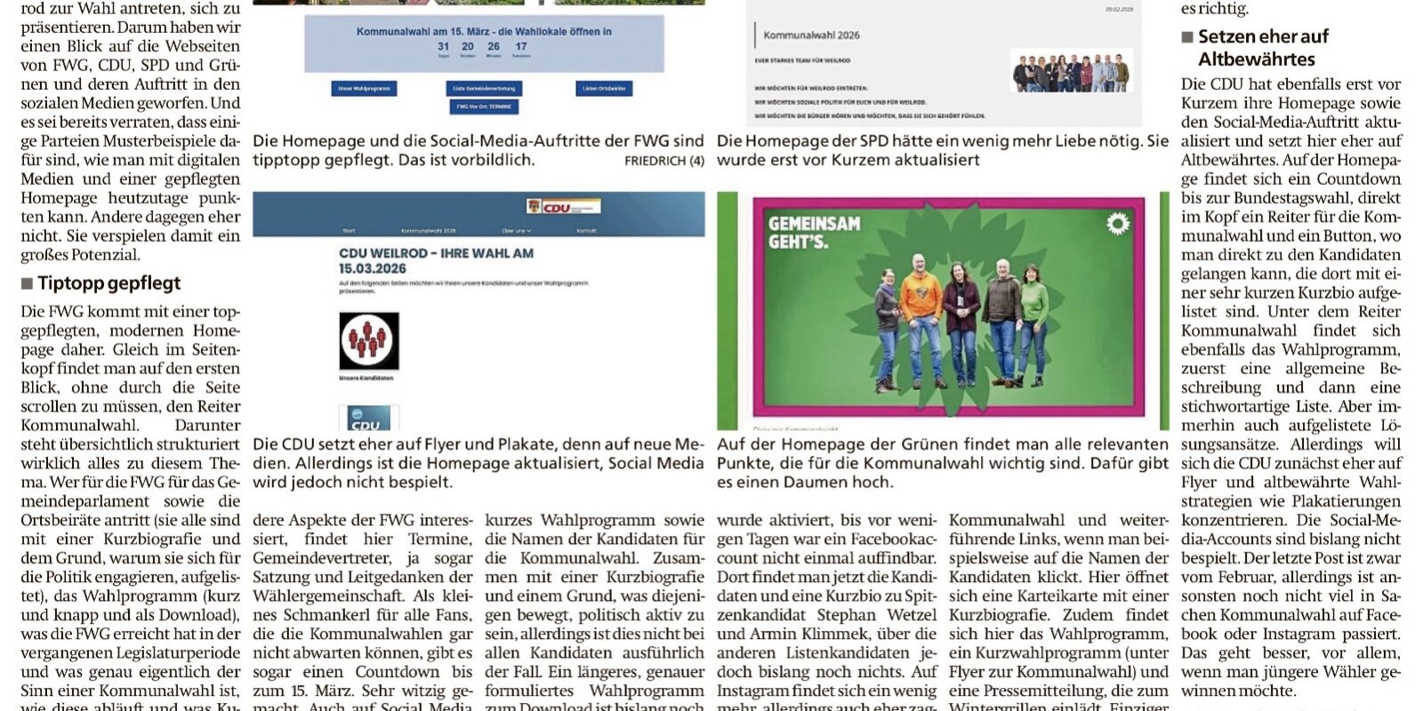 Usinger Anzeiger vom 19.02.2026